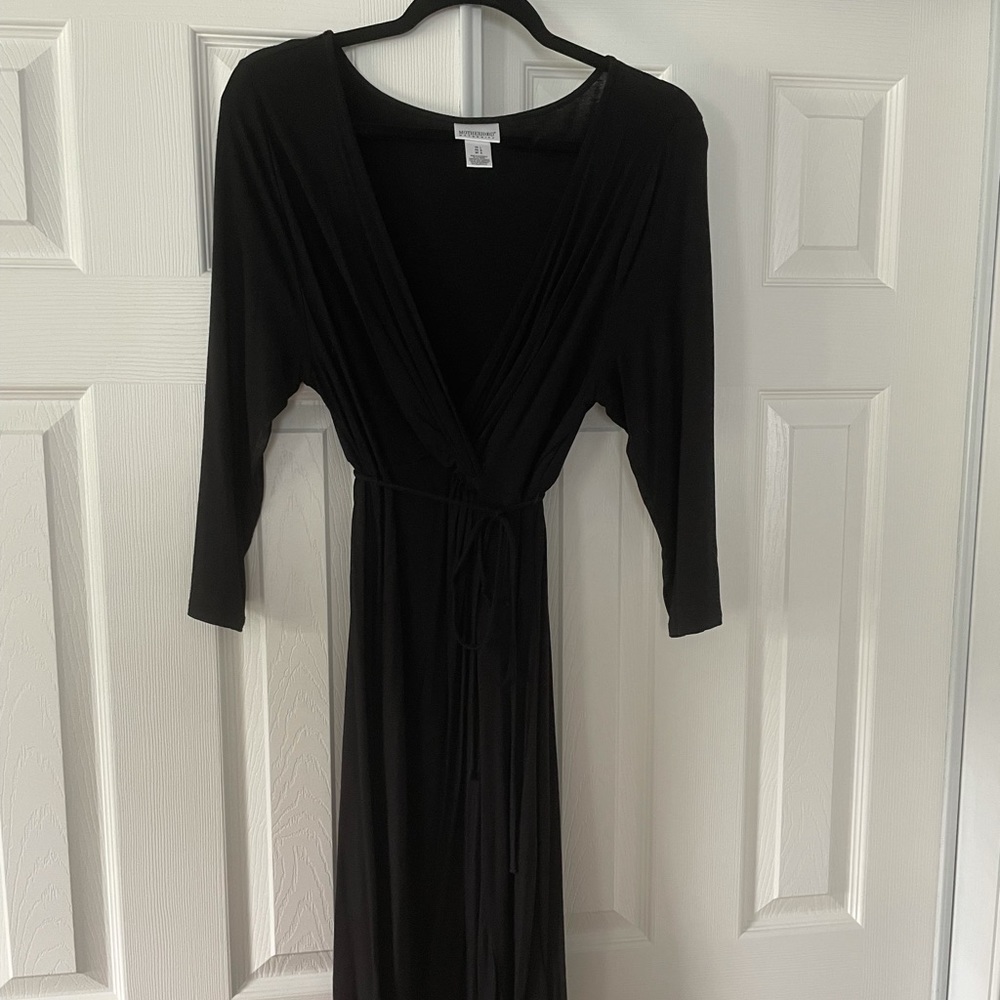 Motherhood maternity wrap dress large